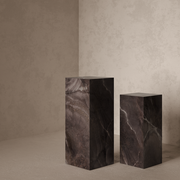 Marble Effect Plinth - Andromeda