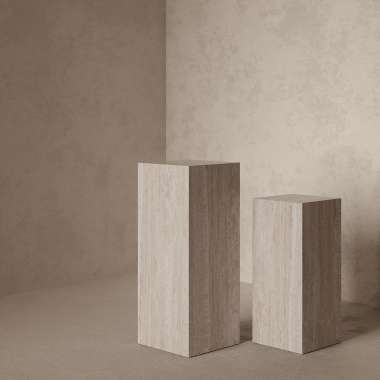 Marble Effect Plinth - Chiaro