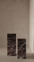 Marble Effect Plinth - Rosso
