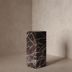 Marble Effect Plinth - Rosso