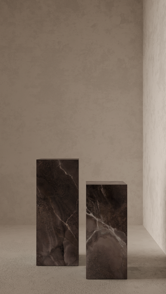 Marble Effect Plinth - Andromeda
