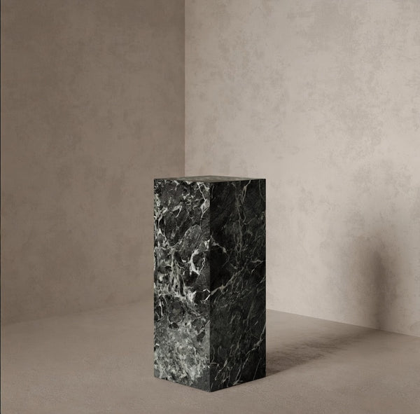 Marble Effect Plinth - Verde