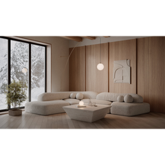 Marble Effect Coffee Table - Chiaro