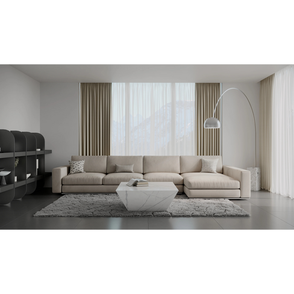 Marble Effect Coffee Table - Extra Stat