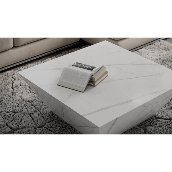 Marble Effect Coffee Table - Extra Stat