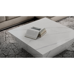 Marble Effect Coffee Table - Extra Stat