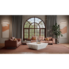 Marble Effect Coffee Table - Oro