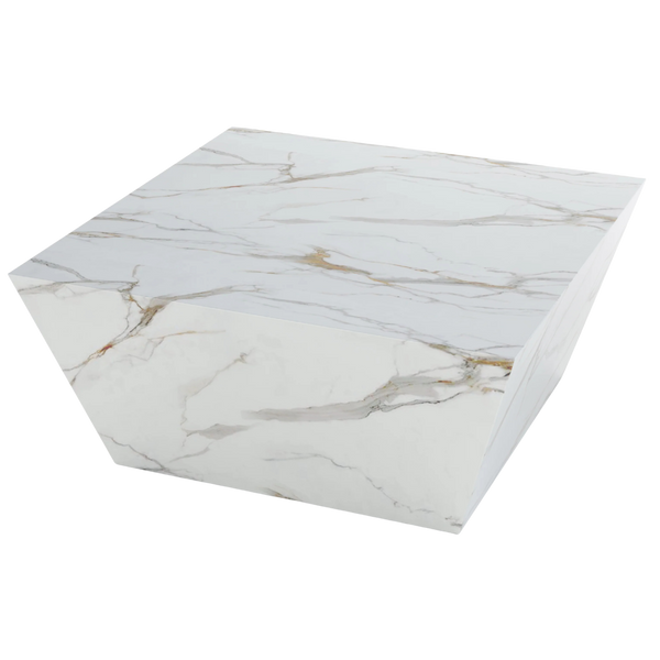 Marble Effect Coffee Table - Oro