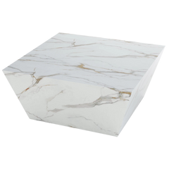Marble Effect Coffee Table - Oro