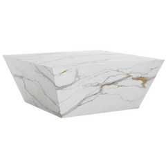 Marble Effect Coffee Table - Oro