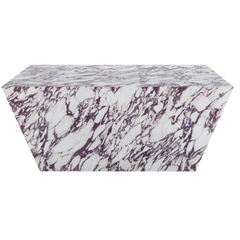 Marble Effect Coffee Table - Viola